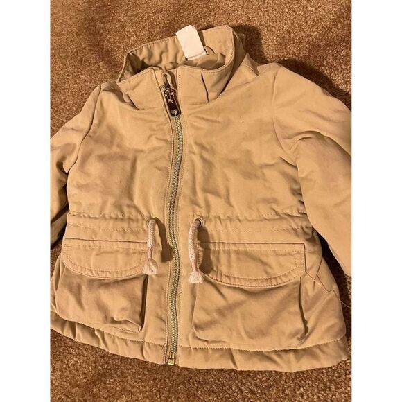 H&M Baby Winter Coat Sz 4-6m Beige - Picture 2 of 6